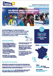 L'entraide séjour haute montagne